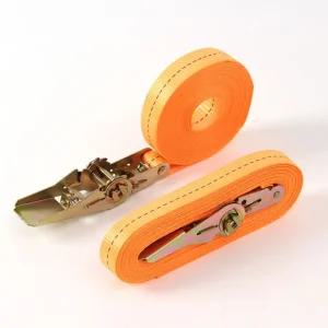 세이프원 화물고정 라쳇바 2p세트(7M) (폭 25mm)짐벨트 밴딩기 라쳇 깔깔이 밴딩 스트랩 고정