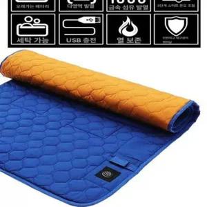 USB온열매트 야외 충전식 전기장판 차박 이불 구역 매트리스 슬리핑 차량용 차박용 캠핑용