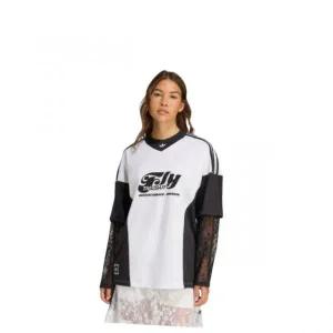 [아디다스]ADIDAS 롱슬리브 레이스 저지 - 화이트 블랙 / KD2297KD2297 518085