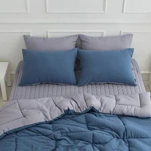 [프로셀러] 네이비 그레이 딥 슈퍼싱글 차렵 이불 패드세트