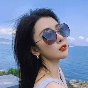 틴트 렌즈 커플 패션 편광 오버사이즈 라섹 선글라스