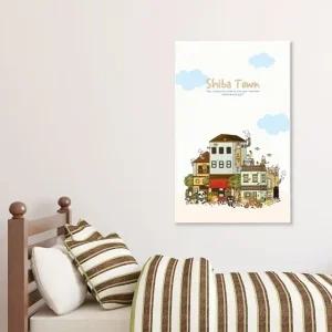 ( 출고옵션 - 25X25cm ) 아이방 캔버스액자 즐거운 시 (WF167B8)