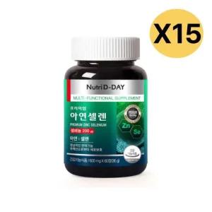 뉴트리디데이 아연 셀렌 해조혼합분말  60정X15
