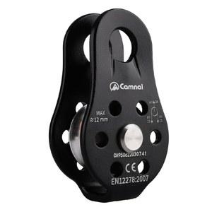 야외 짚라인 클라이밍 리깅을 위한 JEELAD 26kN 클라이밍 풀리 알루미늄 합금 구조 풀리 싱글 시브