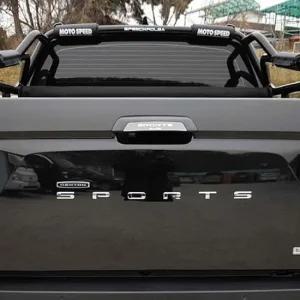 튜닝 렉스턴스포츠 메탈 트렁크 포인트 가니쉬