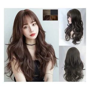 쉬미리 레이어드웨이브 긴머리 통가발 여자 자연스러운