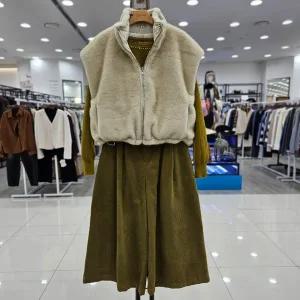 리버시블 털 패딩 베스트/A25JK5434