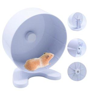 햄스터 휠, 8.7인치 초침묵 운동 듀얼 베어링 조용한 스피너 러닝 3가지 설치 방법, 모든 케이지, 난쟁이 장난감, 저빌, 작은 반려동물에게 적합합니다.