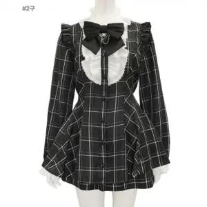 셋업 로리타 로지타 공주 스쿨룩 원피스 시크릿 일본풍 레이스 패션