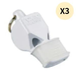 폭스 호루라기 휘슬 호각 CMG 운동 경기 화이트 X3개