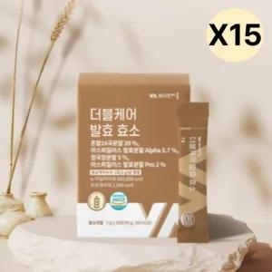 비타민마을 더블케어 발효 효소 청국장분말 30포 X15