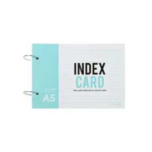 모닝글로리 정보카드(A5) 수첩 카드링 암기장 단어장 1개입