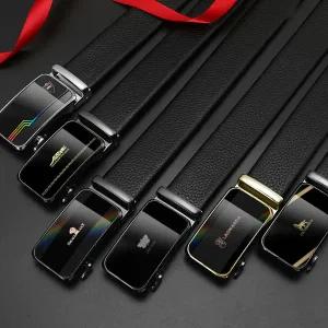 [지와이] 28~44인치 빅사이즈 소가죽 정장 벨트 합금 버클 갈라짐방지 남자 남성 밸트 허리띠