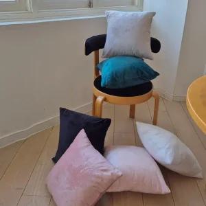 극세사카라멜 쿠션커버 6칼라