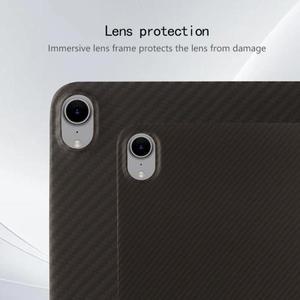 iPad Mini 7 8.3 인치 및 용 탄소 섬유 파우치 케이스 얇은 무광택 실제 아라미드 태블릿 커버 보호 쉘