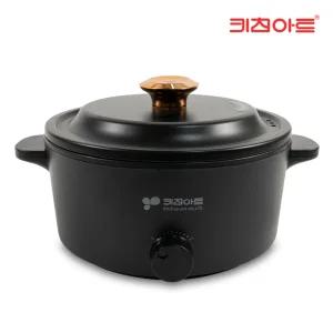 키친아트 전기쿠커 냄비 전골 세라믹코팅 KG-17B 뚜껑포함 1.7L 과열방지기능