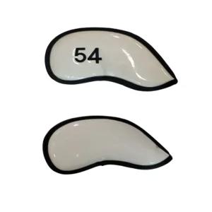 유광 에나멜 카본 무늬 낱개 아이보리 아이언커버 54