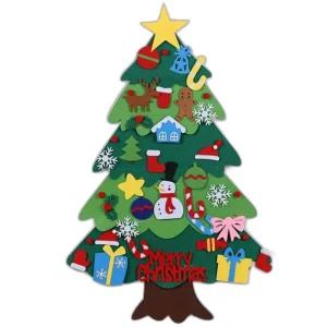 크리스마스 펠트지 트리 장식 소품 벽트리 데코 DIY 만들기 키트 5type