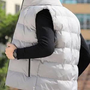 남자 경량 패딩 조끼 하이넥 데일리 베스트 남성 경량 패딩 조끼 아우터 가을 겨울