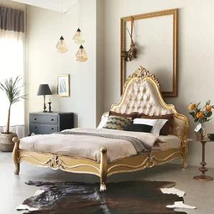 유캐슬 셀린느 엔틱 킹침대 골드