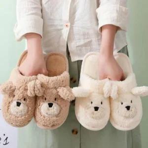 [라일리] Rly 뽀글이 털실내화 겨울 방한 거실 사무실 여성 슬