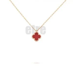 반클리프 목걸이 여성용 스위트 알함브라 펜던트 커넬리언 VCARN59M00