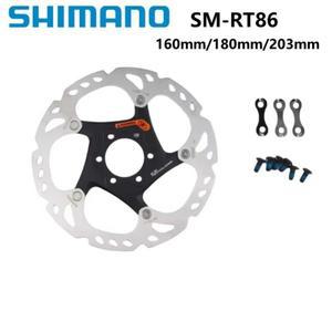Shimano XT SM-RT86 SLX MTB 디스크 브레이크 용 6 볼트 손톱 160mm 203mm 로터