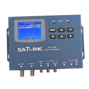 Satlink WS-6990 1080p 지상파 1 루트 DVB-T 변조기 H.264 위성 TV 수신기