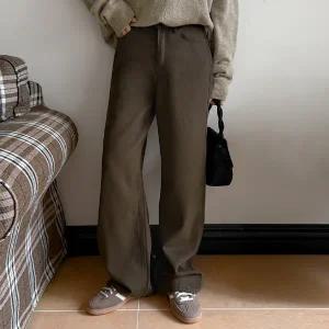 [빅사이즈]이블렛 안트렌 와이드 롱 코튼팬츠 제이스타일