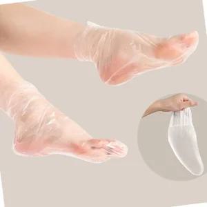 발보습관리 작업 일회용발장갑 미용 발장갑 비닐양말 발마스크 일회용 100족