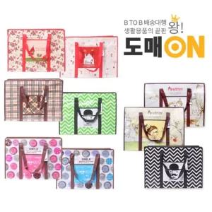 타포린백(대)-(60.5X40.5X20)/타포린/쇼핑백/가방/타포린백/대형/지퍼형/리유저블백/장바구니/다회용/다용