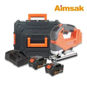 아임삭 BL18J705 20V MAX 충전 직쏘 5.0Ah 배터리2개