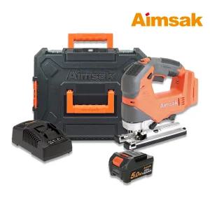 아임삭 BL18J705 20V MAX 충전 직쏘 5.0Ah 배터리1개