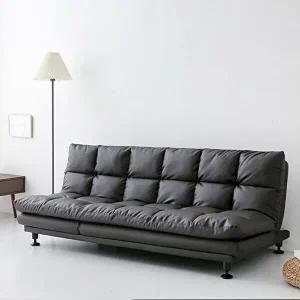 [마켓비]고품질 가죽 3인용 소파베드 거실 침실 접이식 소파 확장형 가죽소파베드 3인용소파베드 WFHB14Z