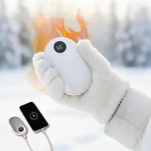 양면발열 충전식 전기 손난로 보조배터리 겸용 핸드워머