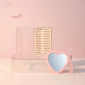 NYXIE 노글루 속눈썹 셀프 가닥 인조 속눈썹 퓨어 래빗 내추럴 데일리 러블리 5종