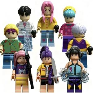 케이팝 데몬헌터스 미니 피규어 블럭 어린이 선물 연말 이벤트 장난감 루미 미라 더피 완구