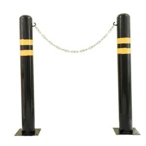 스틸 차단봉 앙카 고정형 경량 안전봉 차단봉 가이드라인 바리게이트