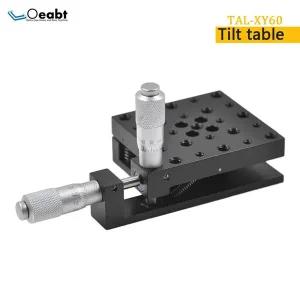 호환  TAL-XY60 수동 틸트 스테이지 수동 XY 2축 틸트 로터리 스테이지 피치 편향 플랫폼 광학 실험 정밀
