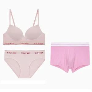 [AK분당점] [캘빈클라인 언더웨어] 아이콘 커플 속옷 세트 QF8502AD-NB3996-TFF-YTQ