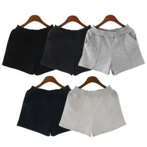 여자 핀턱 3부 스타일 밴딩 반바지 추천 트레이닝 운