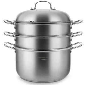 키친아트 올가 올스텐 인덕션IH 3단찜솥 32cm