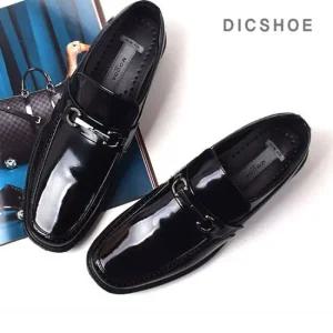 딕슈 남성 소가죽 키높이 스퀘어토 비죠 로퍼 정장 구두 5cm SN1LFMA652