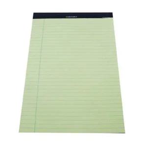 문구 리갈패드 B5 연두 50매 옥스포드