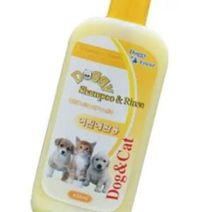 강아지 샴푸 린스 올인원 애견 목욕 도기 400ML(1+1구성)