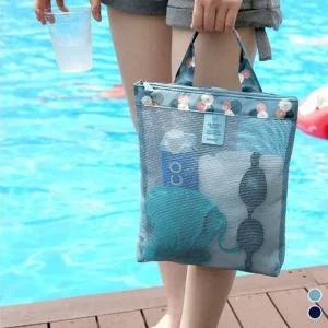 토트 DCTU5577 인기 메쉬 물놀이 비치백
