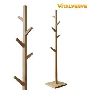 미로 소나무원목 스탠드 옷걸이 행거 원목행거 스탠드행거 옷걸이행거 원목옷걸이