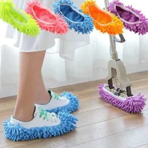 거실 바닥 청소용 탈부착 실내화 리필 발걸레 발걸레 청소걸레 청소슬리퍼 바닥걸레