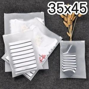 속옷 비닐백 정리 35X45 투명 여행 지퍼백 여행파우치 여행파우치 케리어정리 속옷보관
