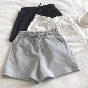 캐주얼 밴딩 트레이닝 3부반바지 여성 여름 편한팬츠 WFHVY28